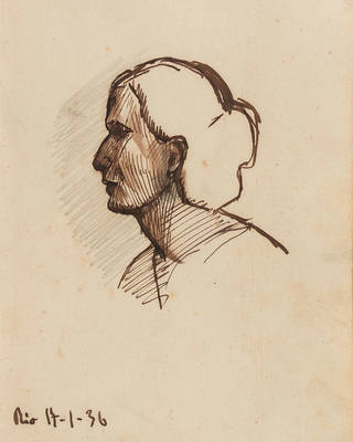 Aldo Bonadei - Mulher de Perfil