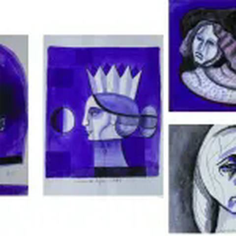 Conjunto de 4 Desenhos