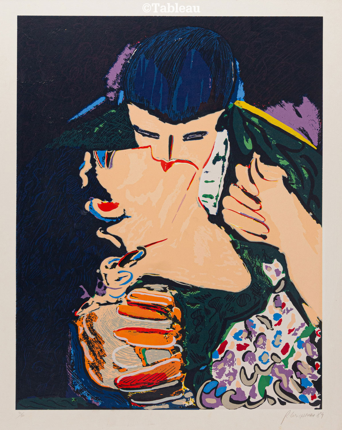 Rubens Gerchman - O beijo