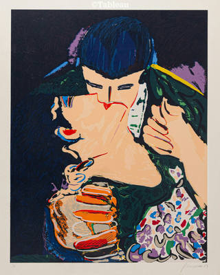 Rubens Gerchman - O beijo