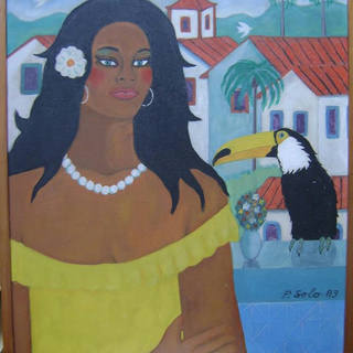 Patricio Solo - Mulata com Tucano - Ost - 1983 - 50 x 60