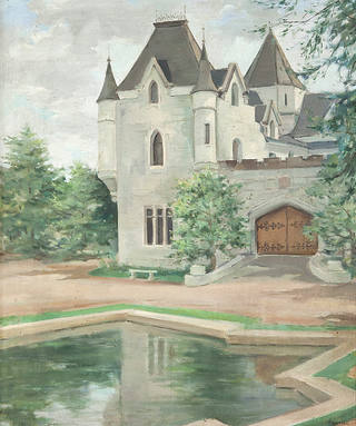 Milton Dacosta - Castelo de Itaipava do Barão J. Smith de Vasconcellos
