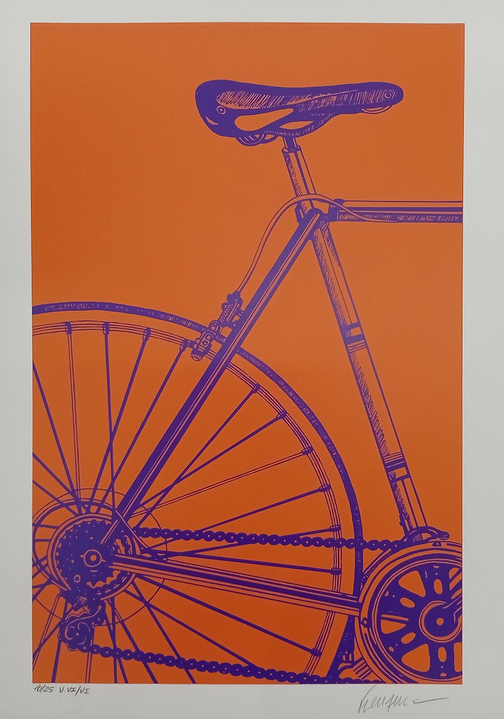 Bicicleta Roxa
