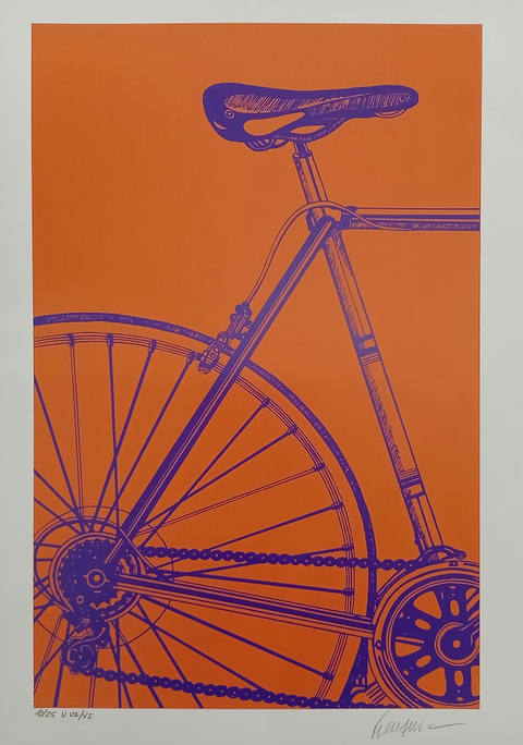 Bicicleta Roxa