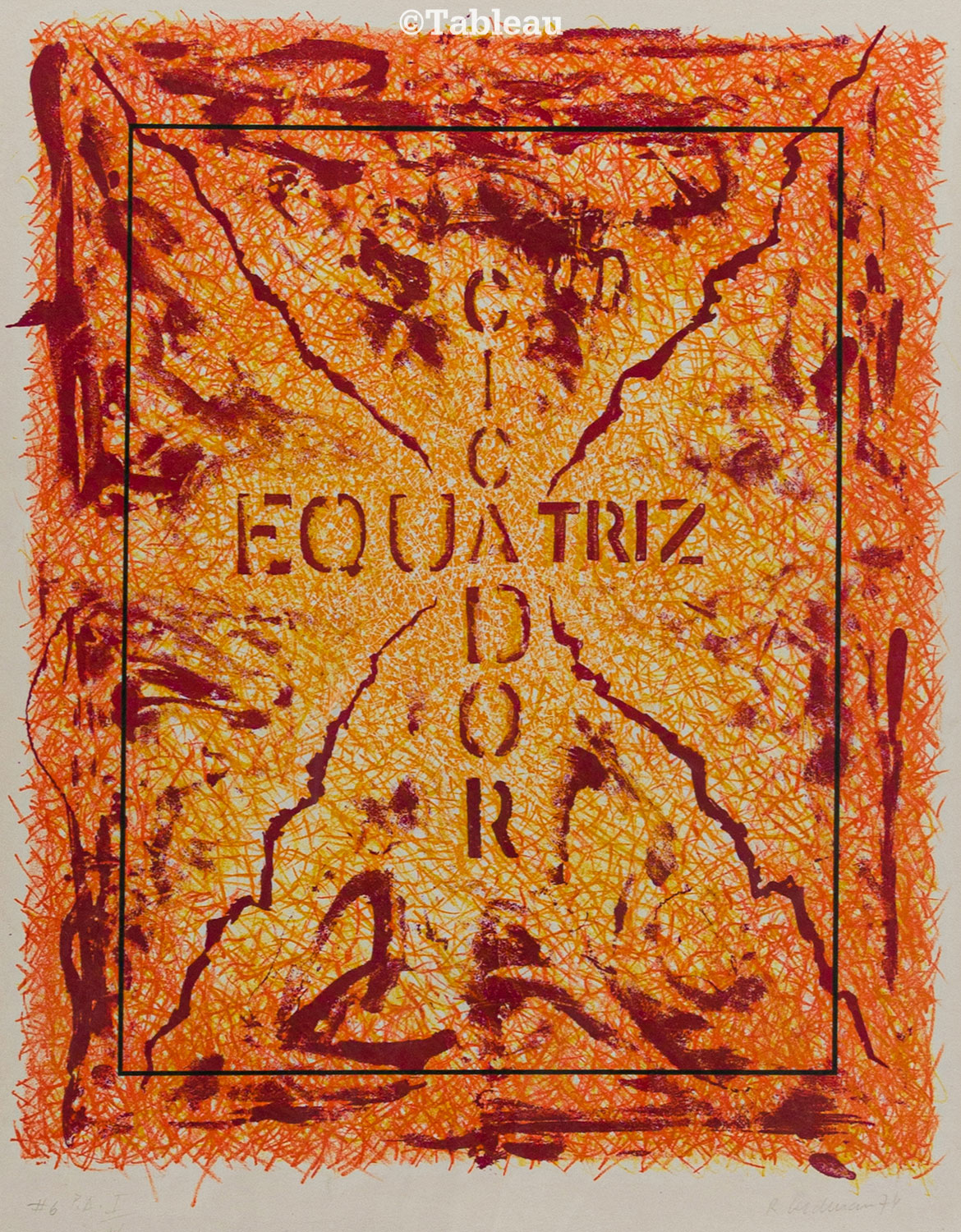 Rubens Gerchman - Equador, cicatriz