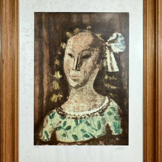 Alfredo Volpi - Menina com laço de fita