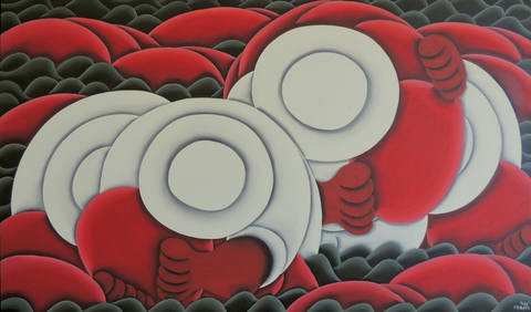 José Sabóia – Colheita – Ast – 50 X 100 cm