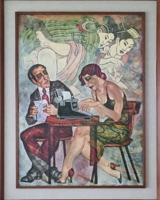 Juarez Machado - Cher Romanciere, pintado em Paris