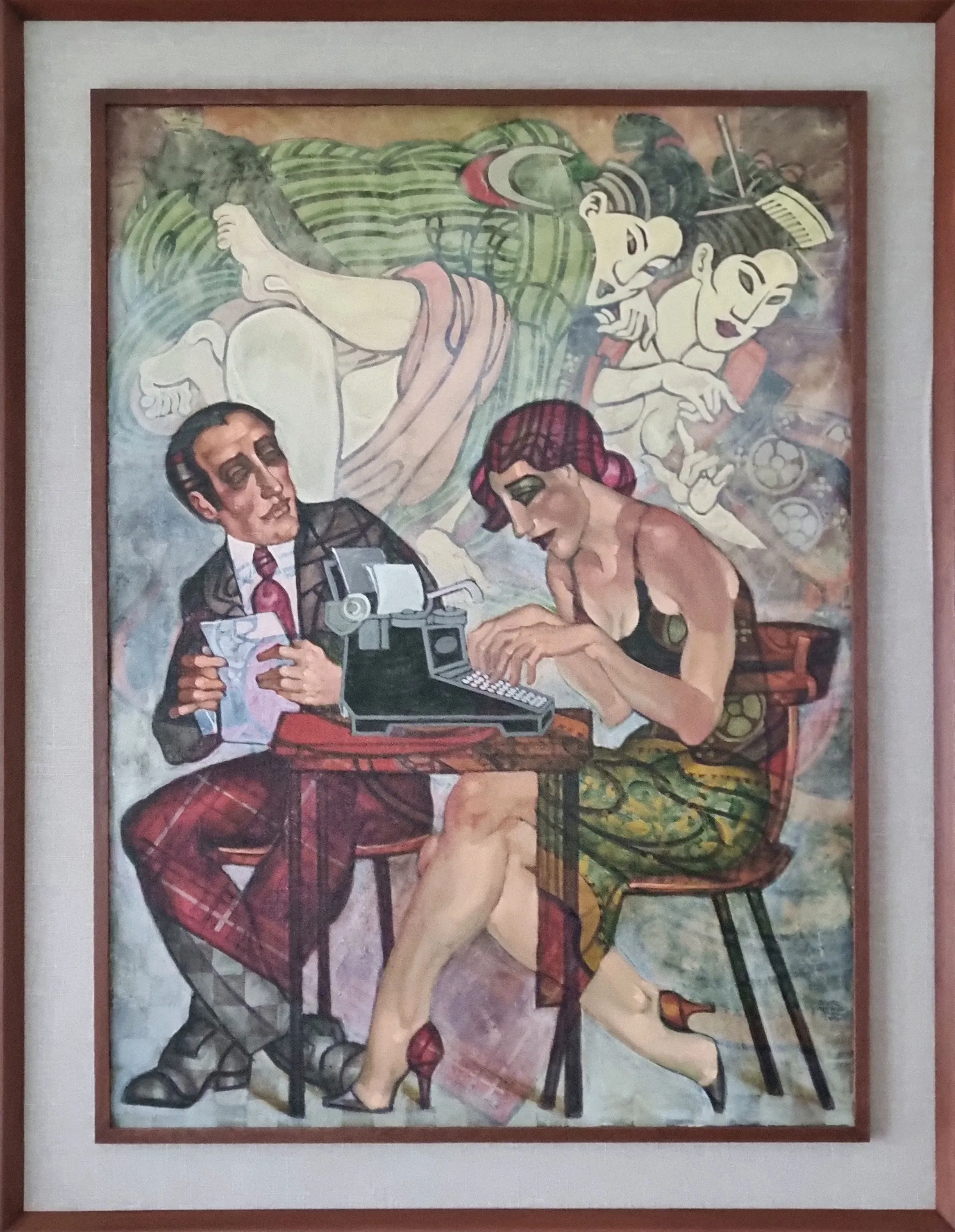 Cher Romanciere, pintado em Paris