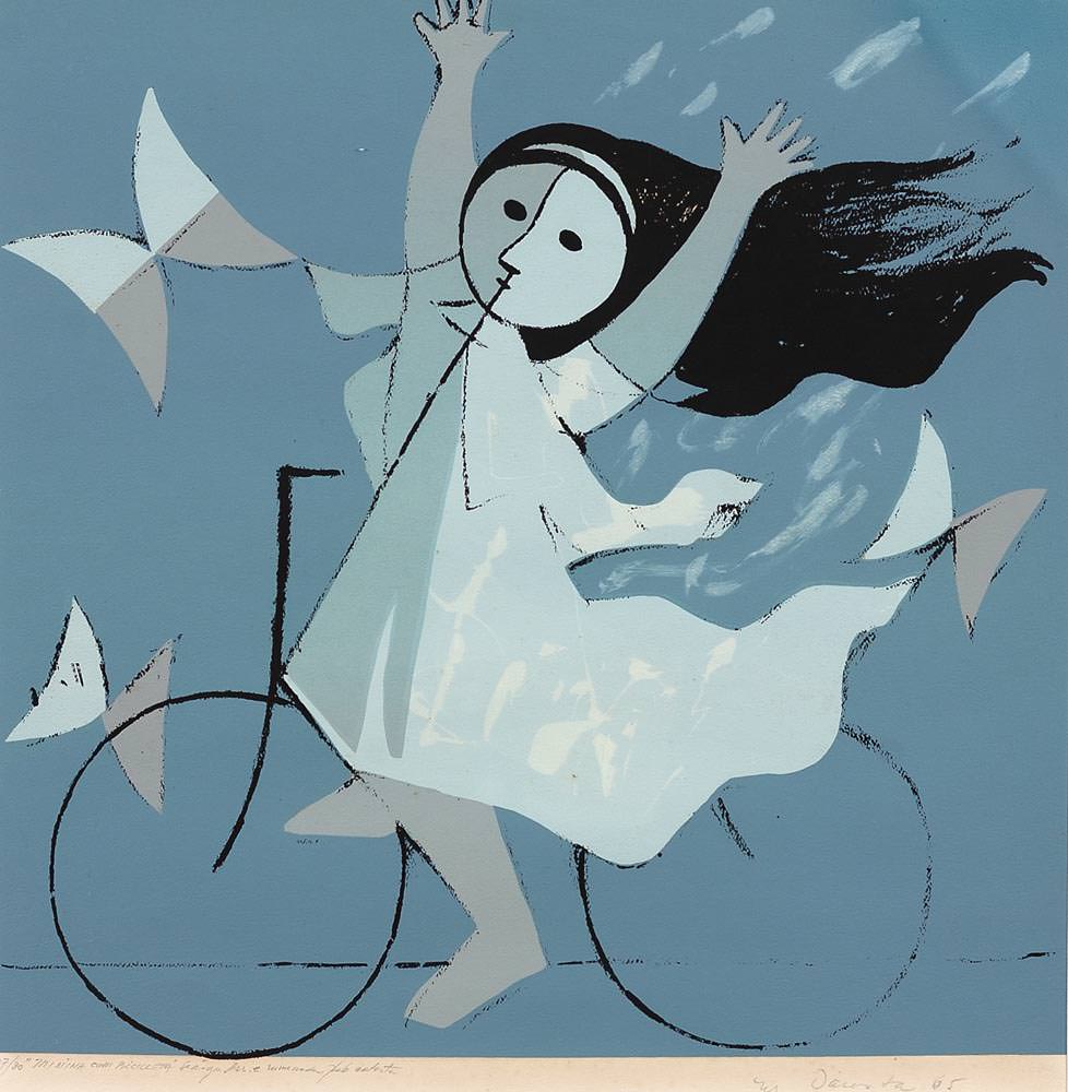 Menina com Bicicleta