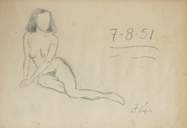 Alfredo Volpi - Nú feminino