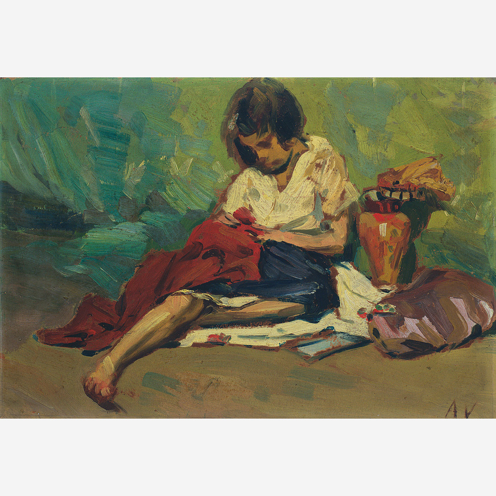 Alfredo Volpi - Menina