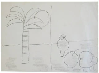 Aldemir Martins - Paisagem e Frutas