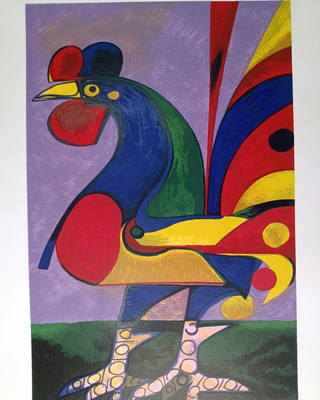 Aldemir Martins - Galo Colorido