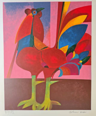 Aldemir Martins - Galo Vermelho