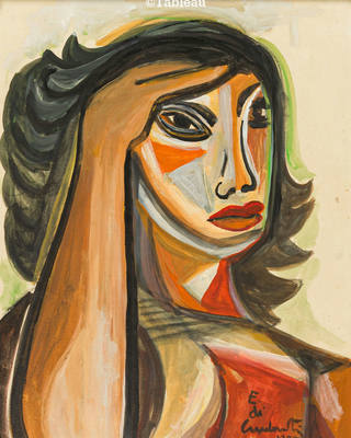 Emiliano di Cavalcanti - Figura feminina