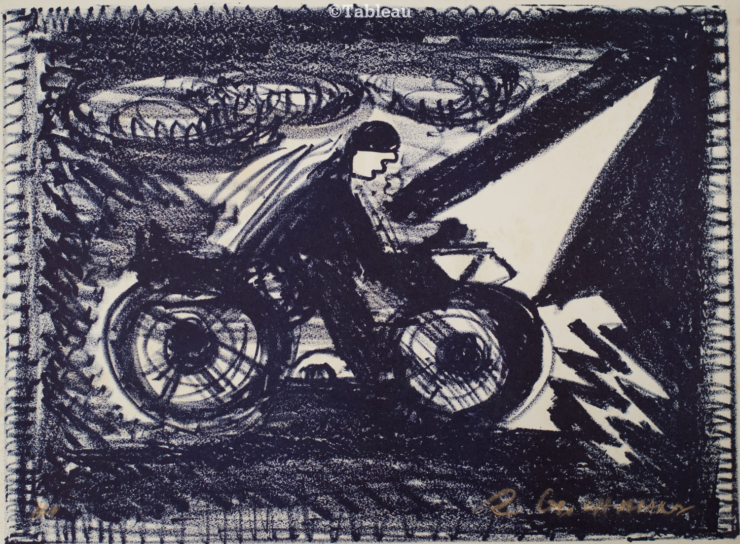 Rubens Gerchman - Motoqueiro