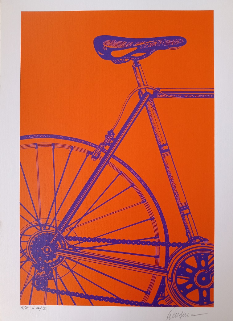 Bicicleta Roxa