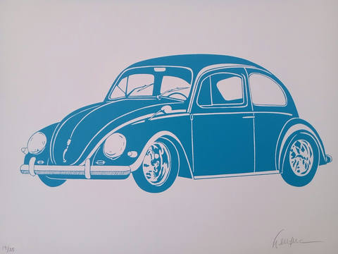 Fusca Azul