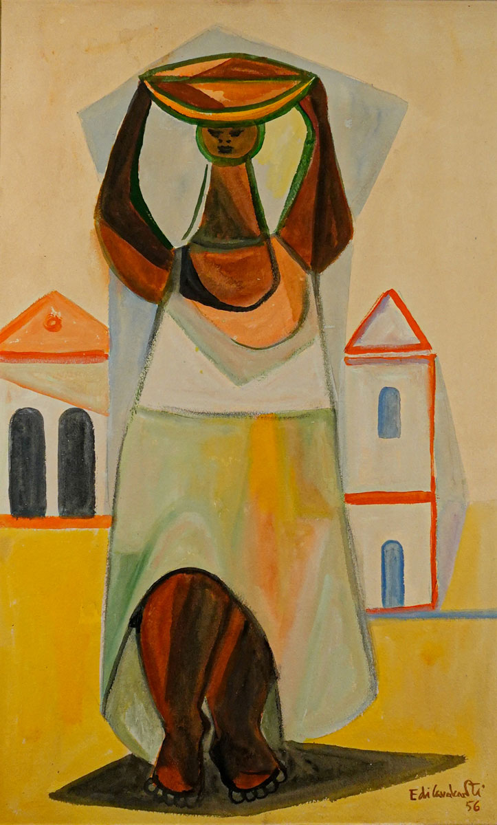 Baiana e casarios