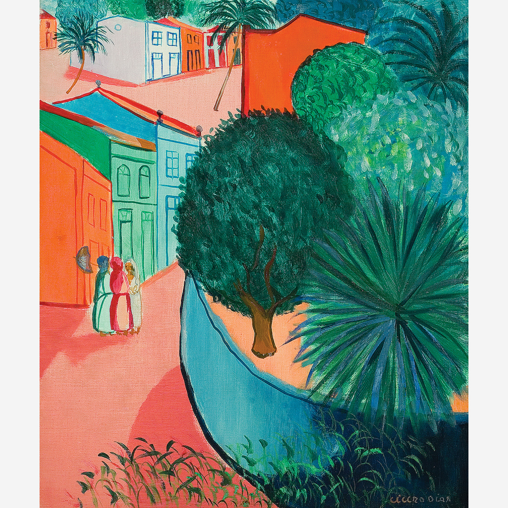 Cícero Dias - Paisagem urbana com mulheres