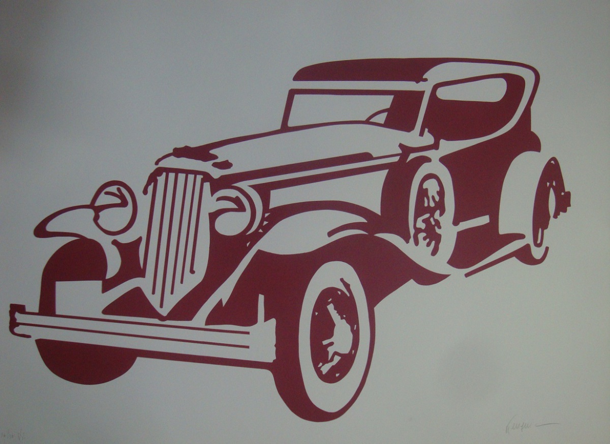 Kleber Ventura - Carro antigo vermelho