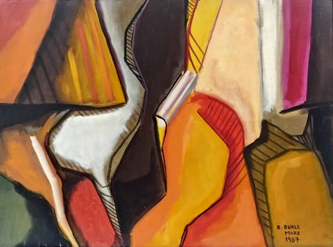 Abstrato - acrílica sobre tela -