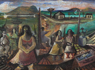 Emiliano di Cavalcanti - Mulheres e Pescadores