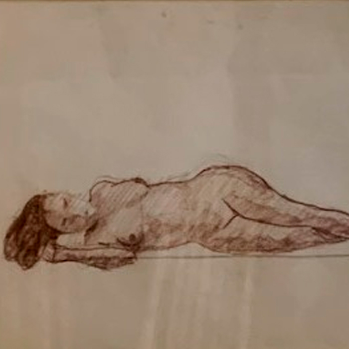 Alfredo Volpi - Mulher Deitada (s/ data)
