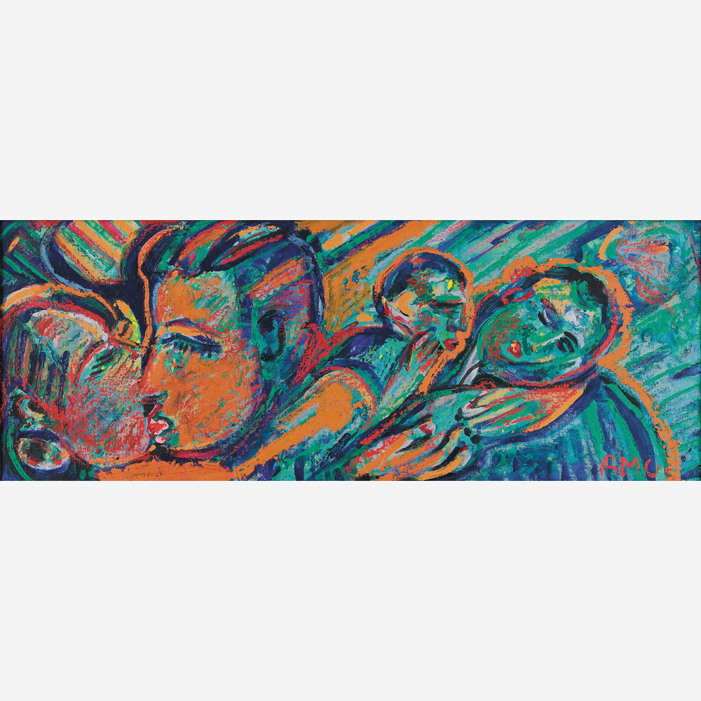 Rubens Gerchman - Beijo na multidão II