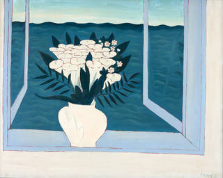 Kong Fang Chen - Vaso de Flores Brancas