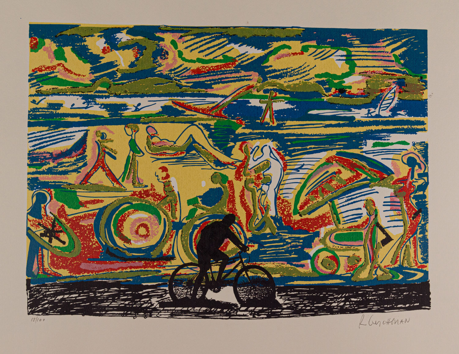 Rubens Gerchman - Na praia