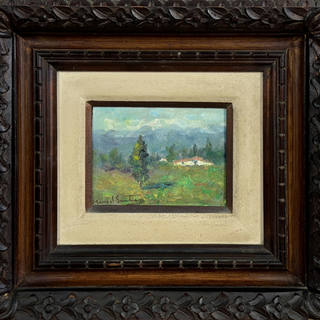 Manoel Santiago - Paisagem com casa