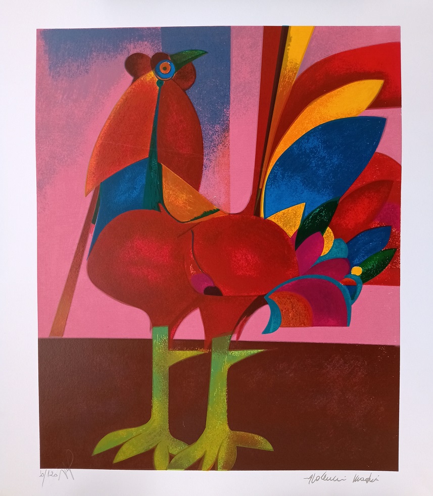 Aldemir Martins - Galo Vermelho