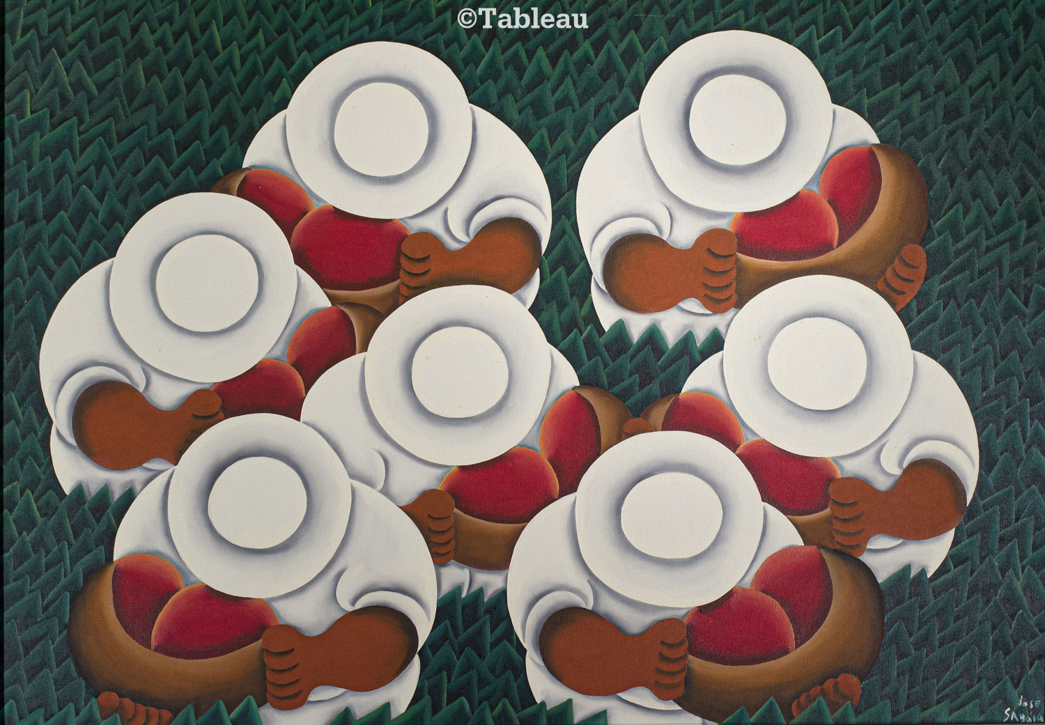 Colhendo frutas