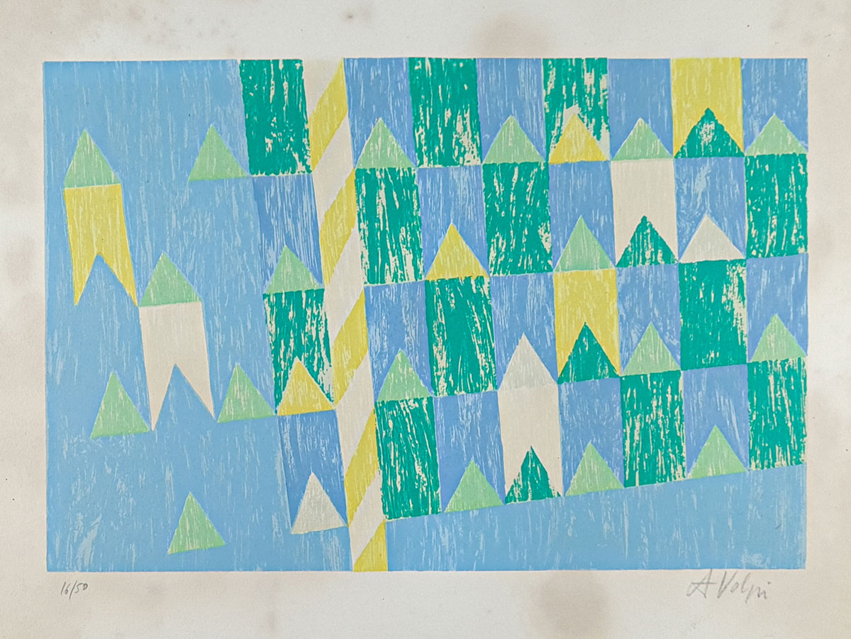 Alfredo Volpi - Mastro e bandeirinhas