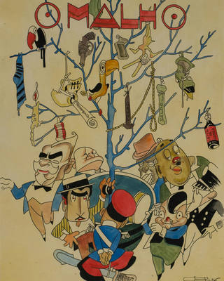 J. Carlos - Capa da revista "o Malho"