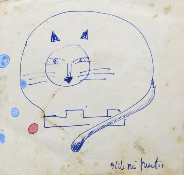 Aldemir Martins - Estudo Caneca – Gato (s/ data)