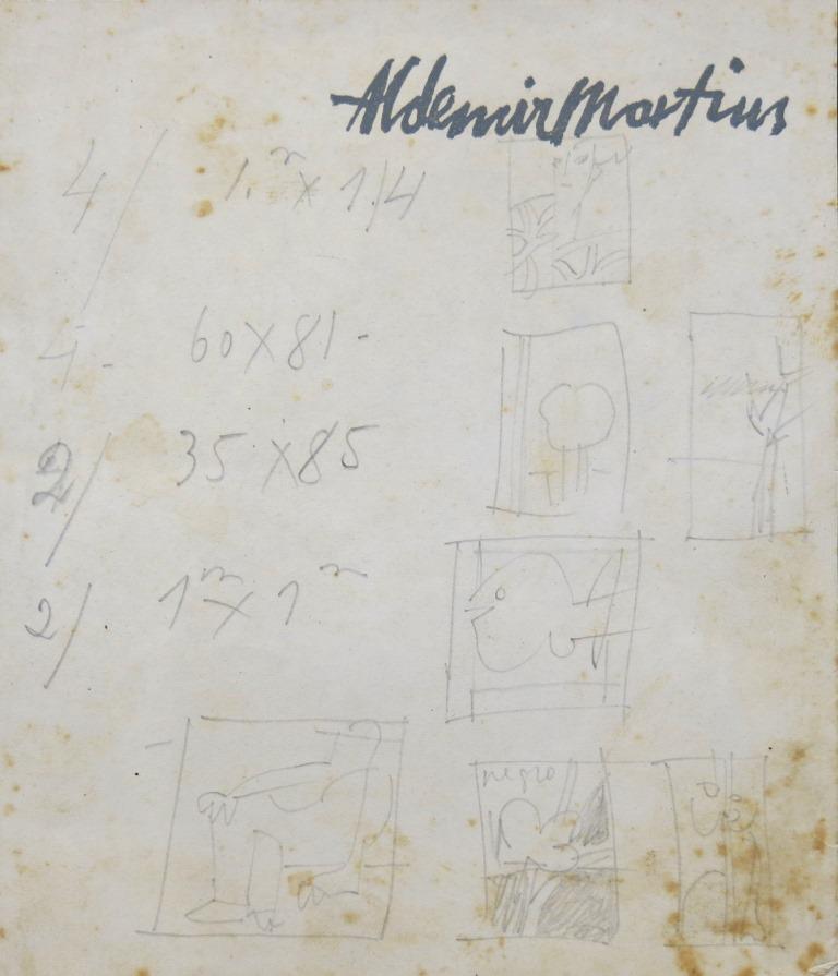Aldemir Martins - Estudos
