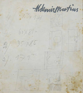 Aldemir Martins - Estudos