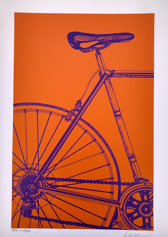 Bicicleta Roxa