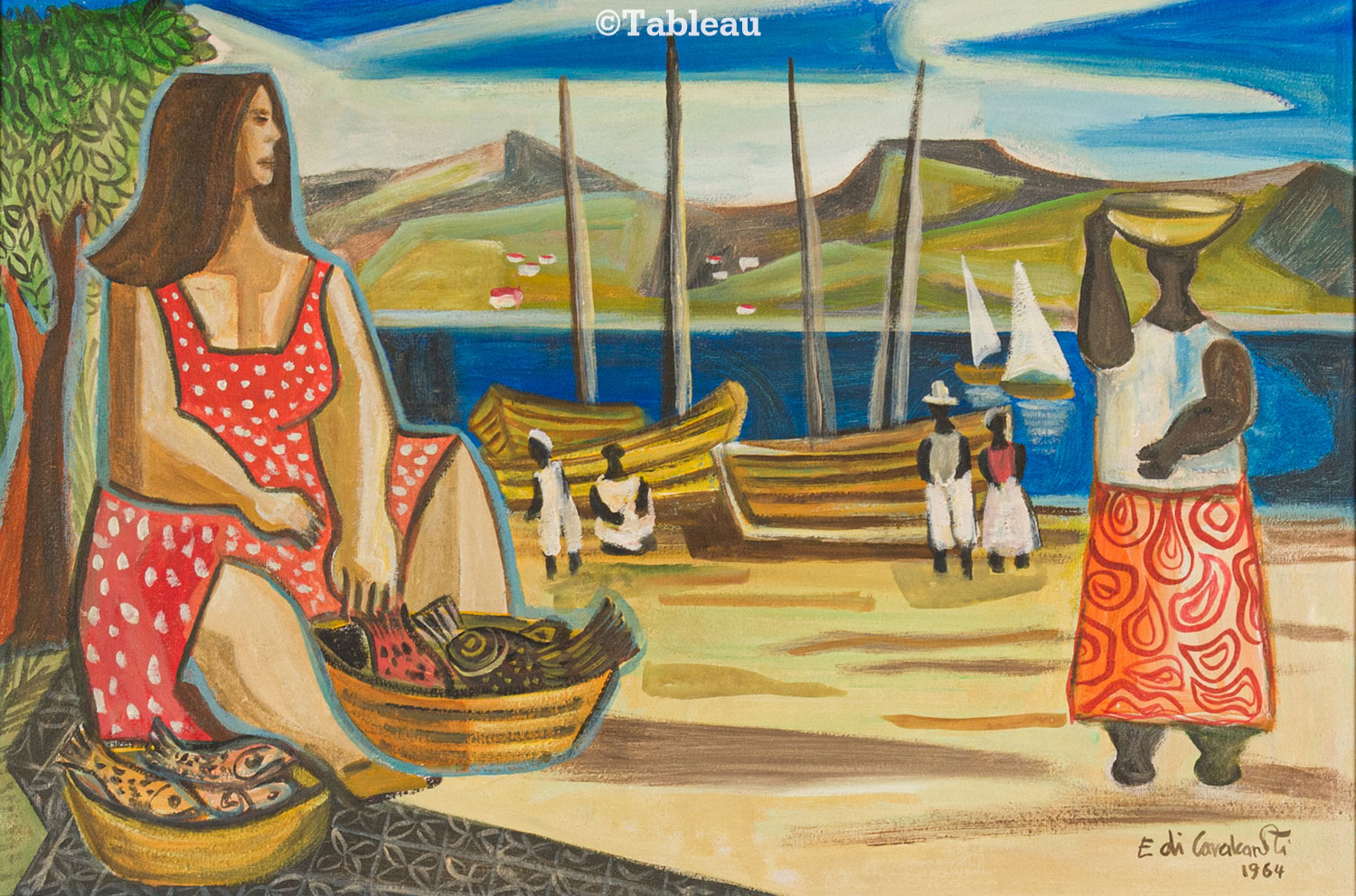 Emiliano di Cavalcanti - Pescadores