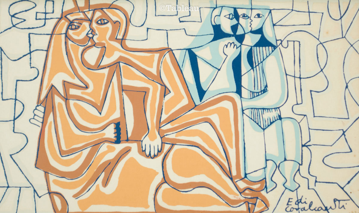 Emiliano di Cavalcanti - Amantes