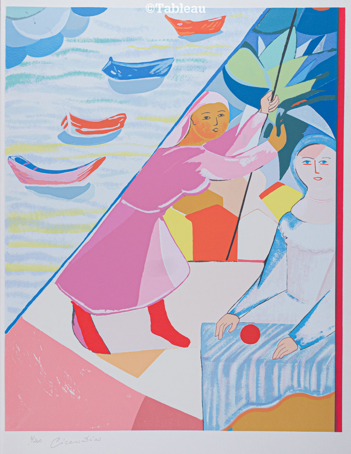 Cícero Dias - Figuras e barcos