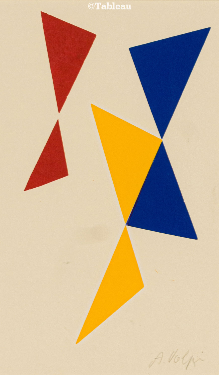 Alfredo Volpi - Triângulos