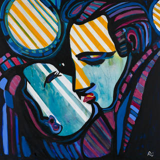 Rubens Gerchman - Kiss Casal Listrado 2