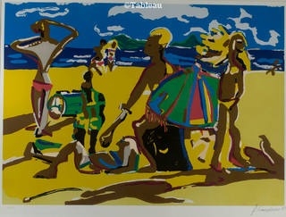 Rubens Gerchman - Na praia
