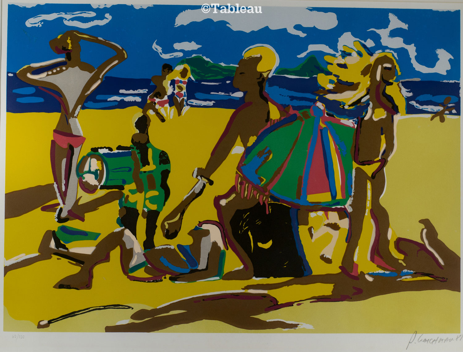 Rubens Gerchman - Na praia