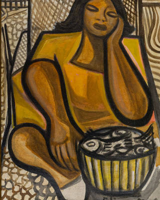 Emiliano di Cavalcanti - Vendedora de peixe