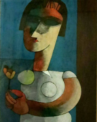 Inos Corradin - Lady with Flower